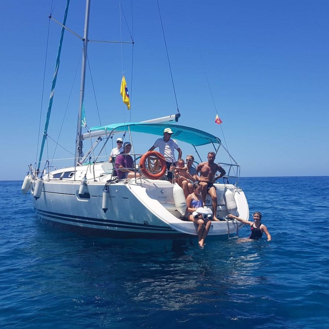 żaglówka na teneryfie