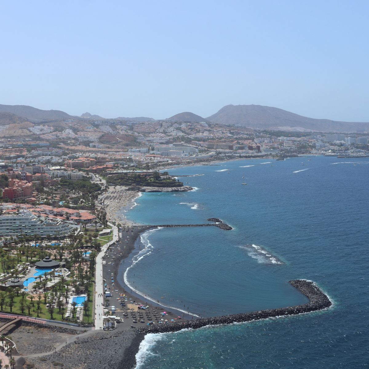 teneryfa wybrzeże costa adeje