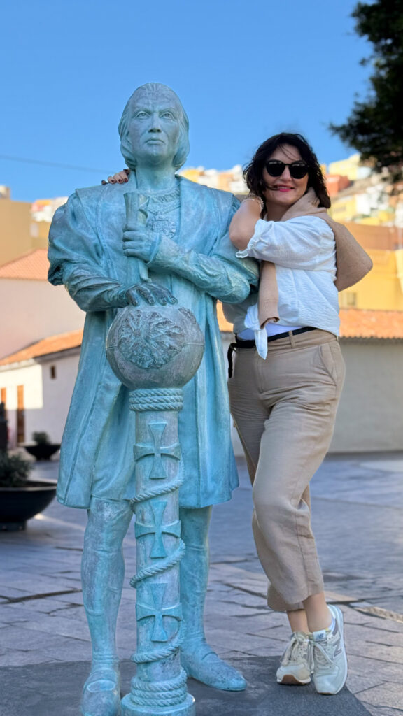 la gomera pomnik krzysztofa kolumba