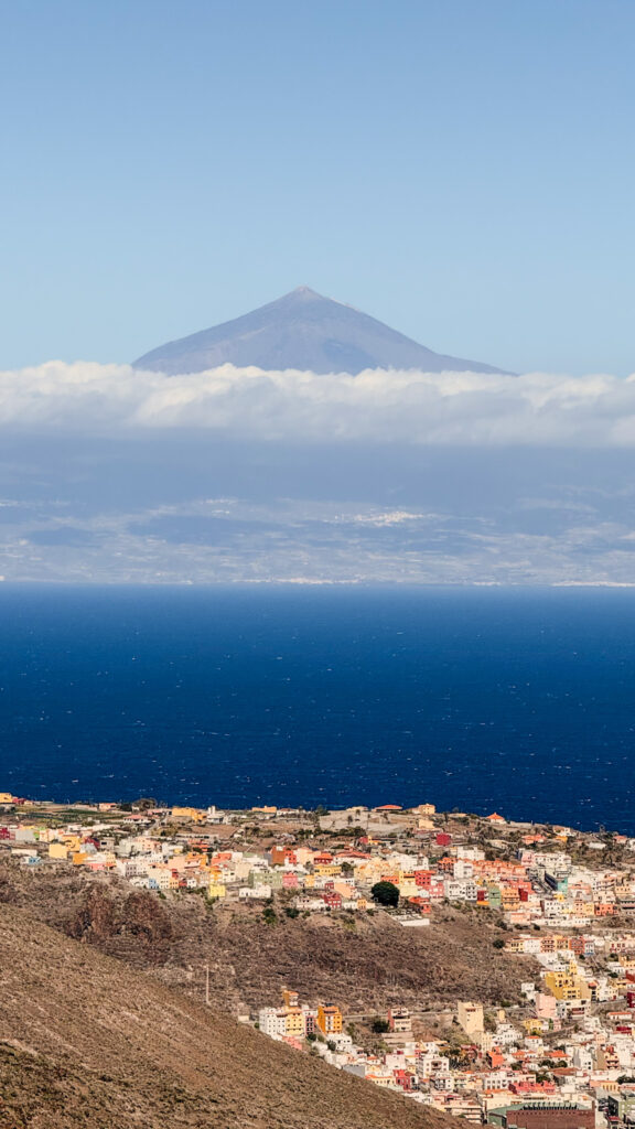 la gomera - widok na teide