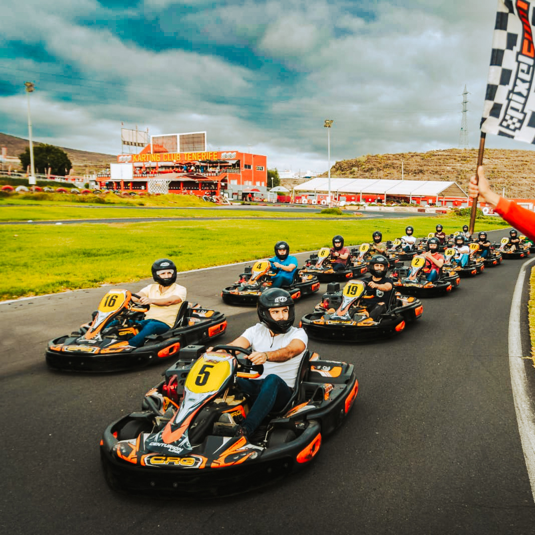 wyścig karting teneryfa