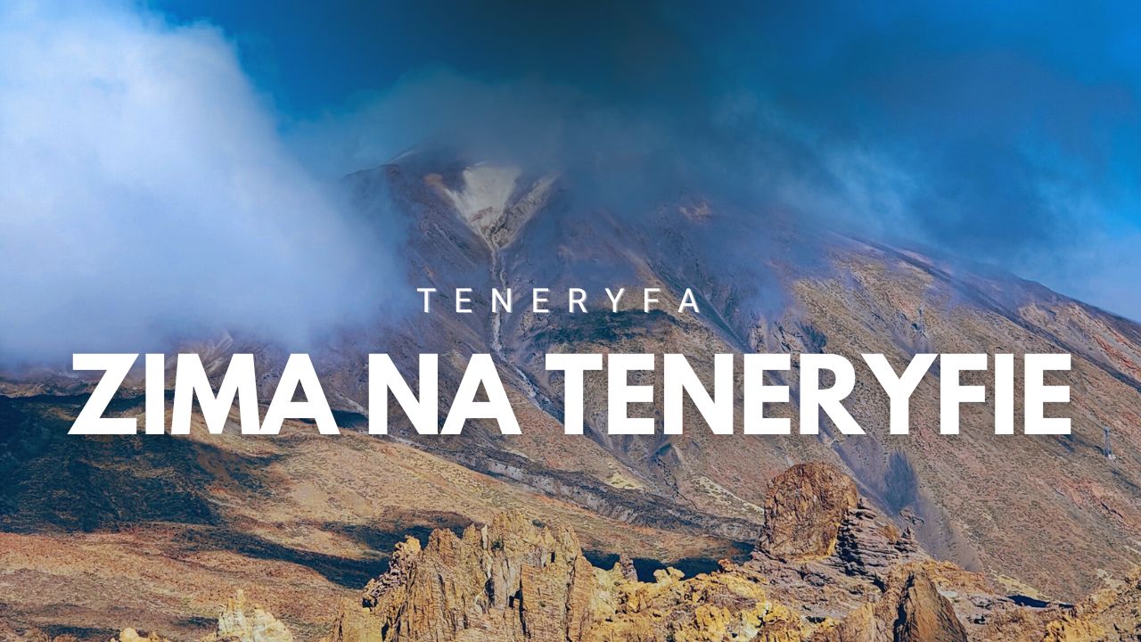 wulkan teide - teneryfa zimą