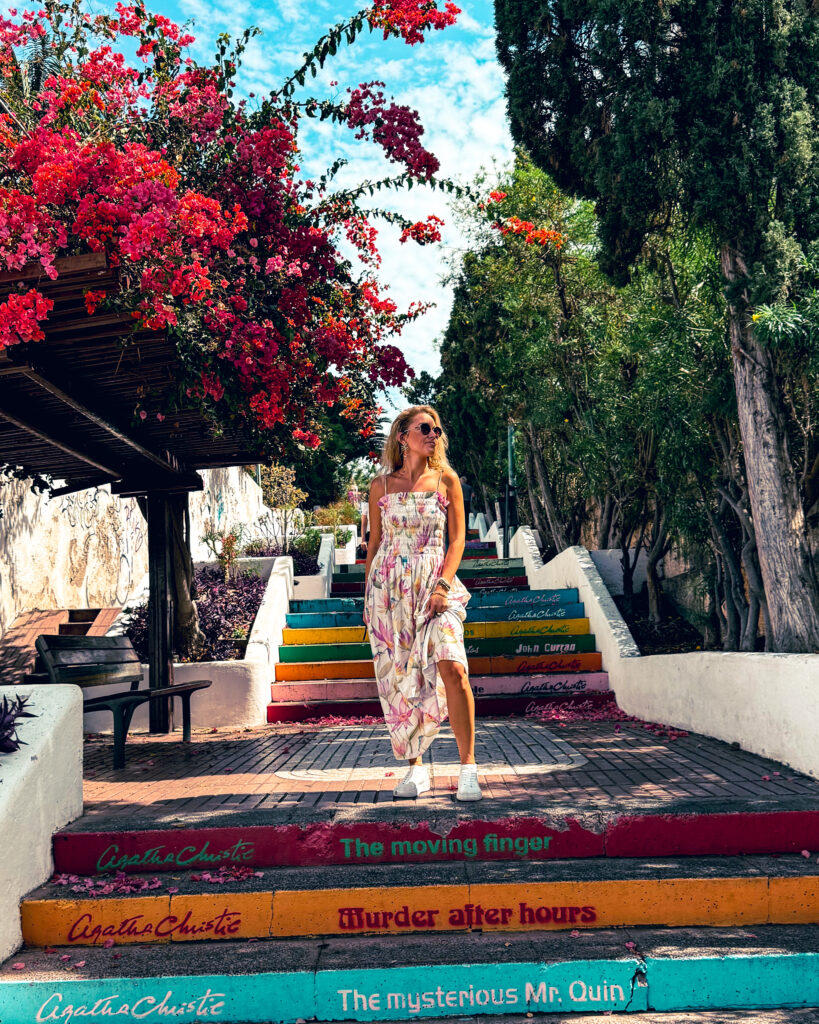 Puerto de la Cruz Teneryfa schody Agaty Christie