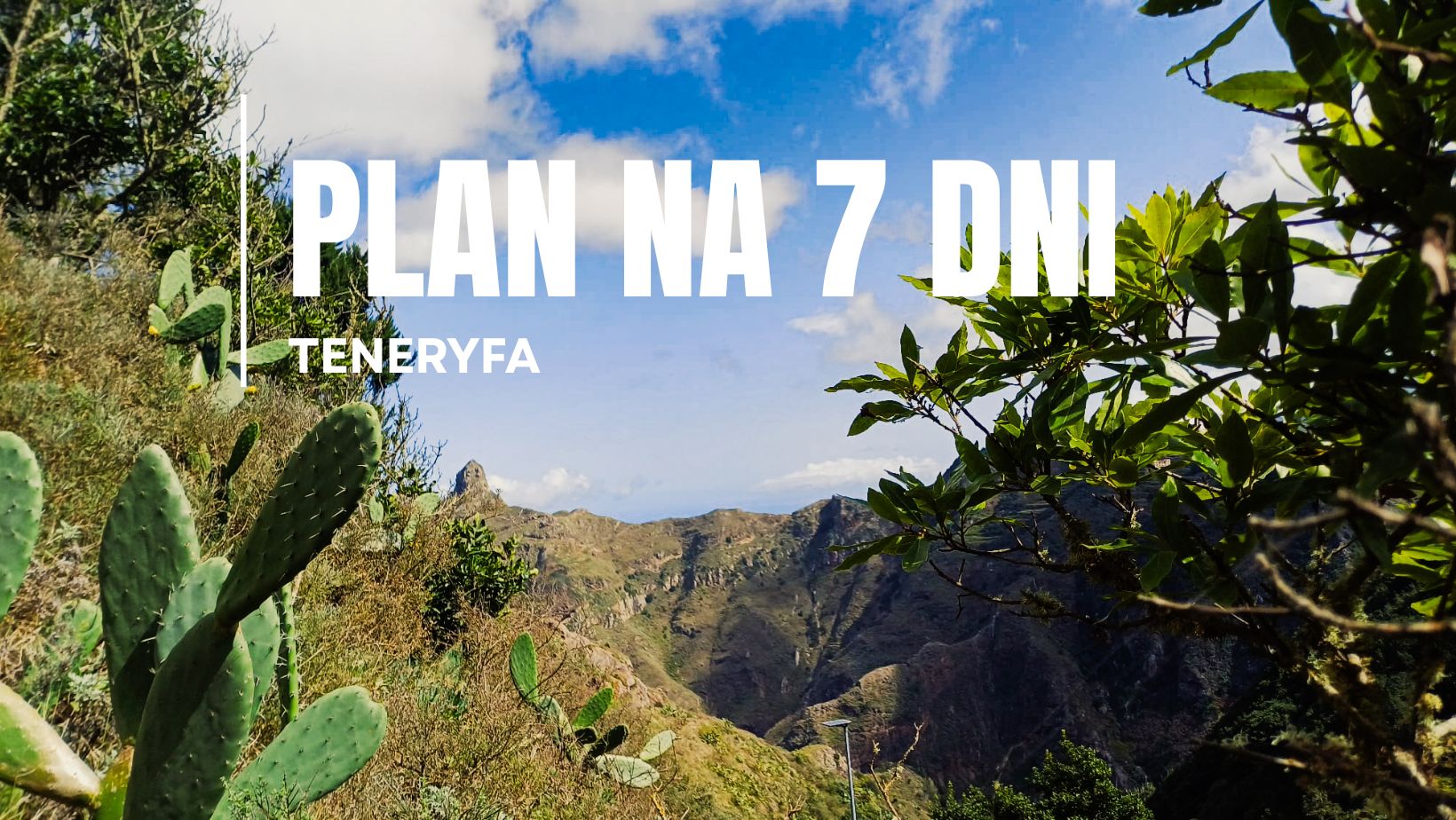 Teneryfa w 7 dni plan