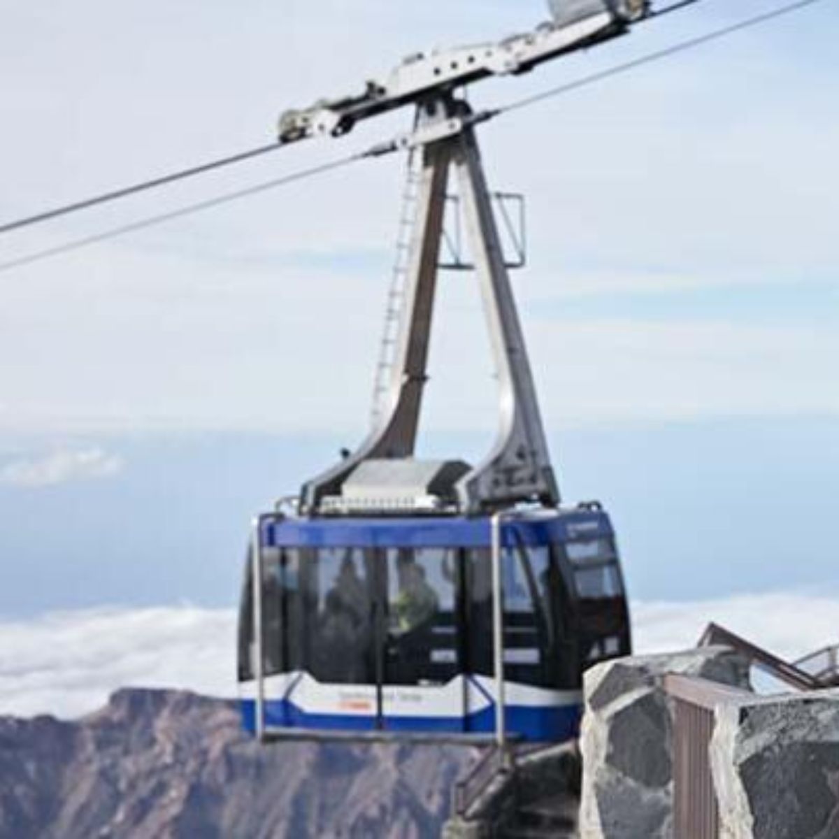 wjazd kolejką na wulkan teide